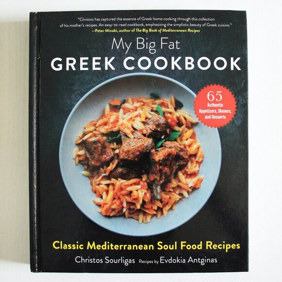 My Big Fat Greek Cookbook Christos Sourligas Hardcover Book 2019 - Picture 1 of 5